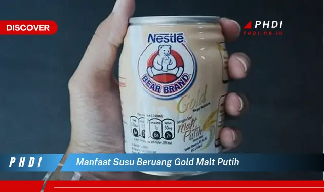 manfaat susu beruang gold malt putih