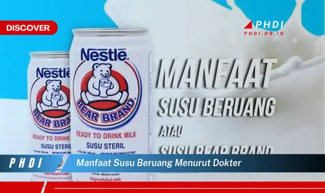 manfaat susu beruang menurut dokter