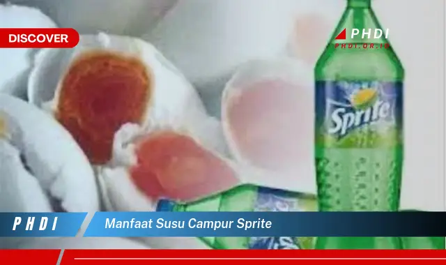 manfaat susu campur sprite