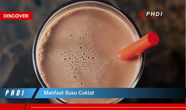 manfaat susu coklat