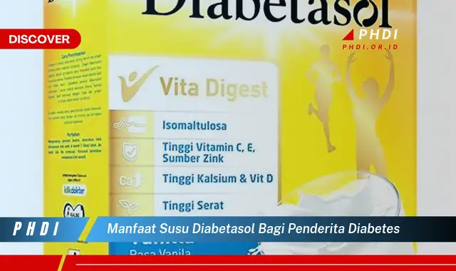 Ketahui 7 Manfaat Susu Diabetasol untuk Penderita Diabetes yang Jarang Diketahui