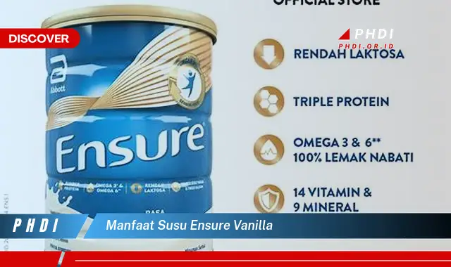 manfaat susu ensure vanilla