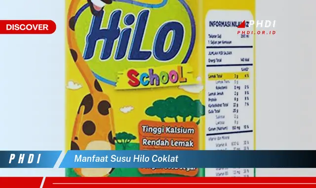 manfaat susu hilo coklat