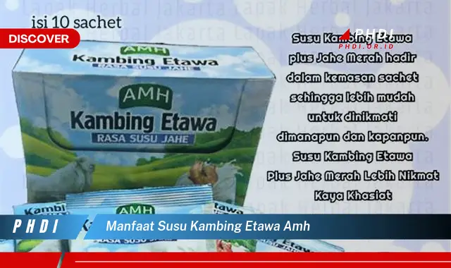 manfaat susu kambing etawa amh