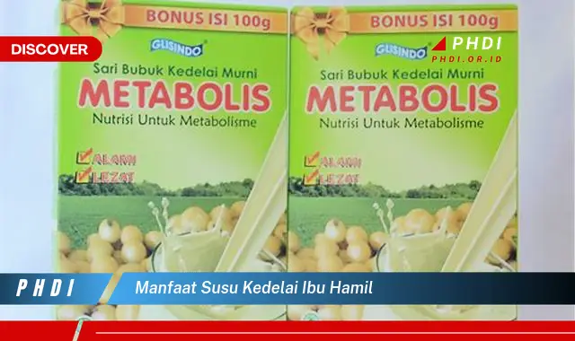 manfaat susu kedelai ibu hamil