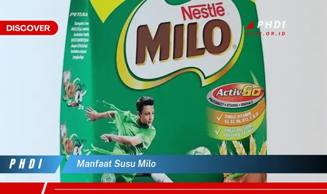 manfaat susu milo