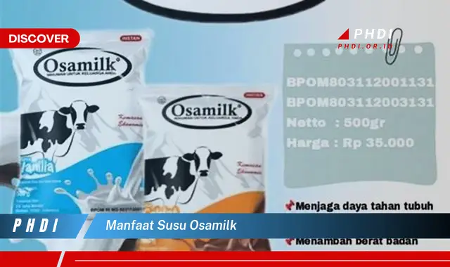 manfaat susu osamilk