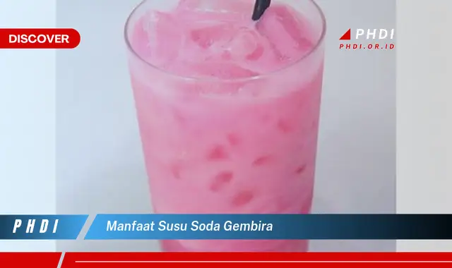 manfaat susu soda gembira