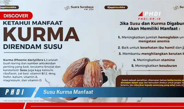 susu kurma manfaat