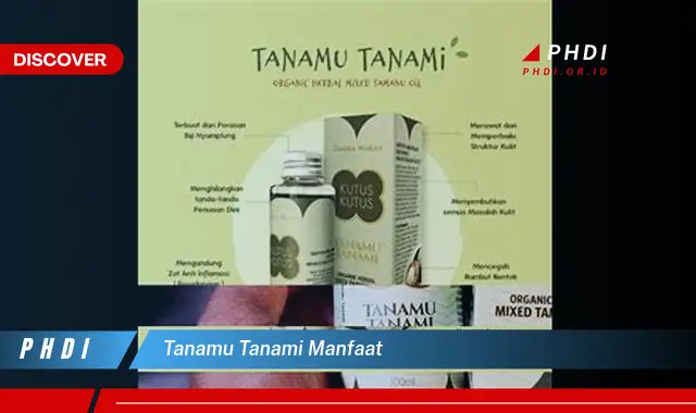 tanamu tanami manfaat