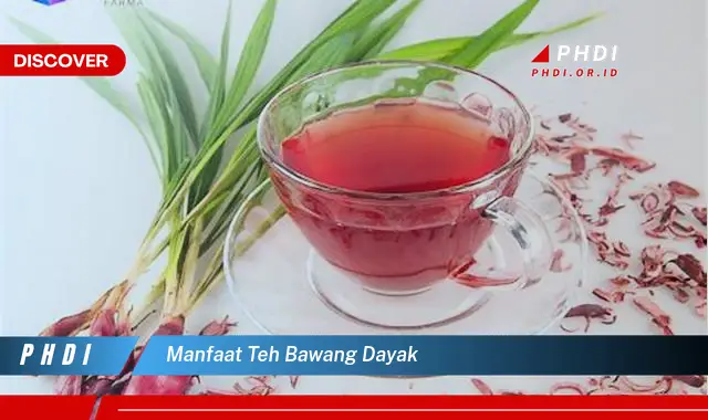 manfaat teh bawang dayak