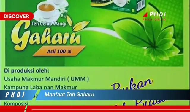 manfaat teh gaharu