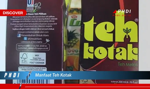 manfaat teh kotak