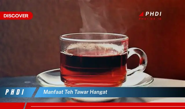 manfaat teh tawar hangat