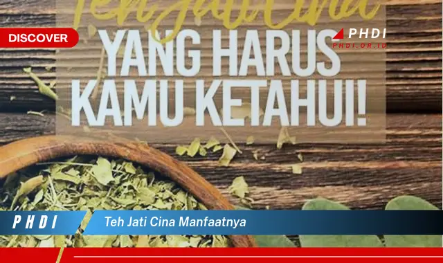 teh jati cina manfaatnya