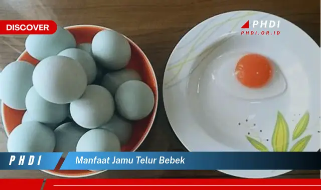 manfaat jamu telur bebek