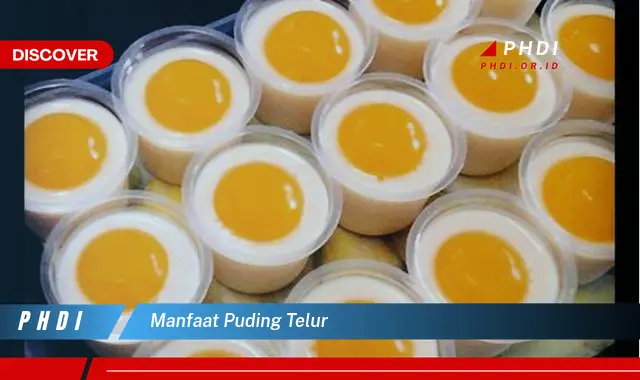 manfaat puding telur