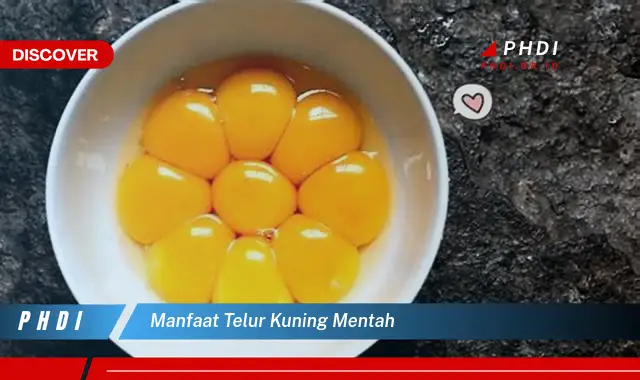 manfaat telur kuning mentah