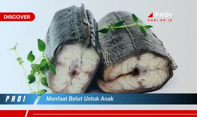 manfaat belut untuk anak