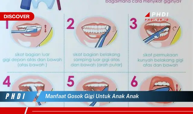 manfaat gosok gigi untuk anak anak