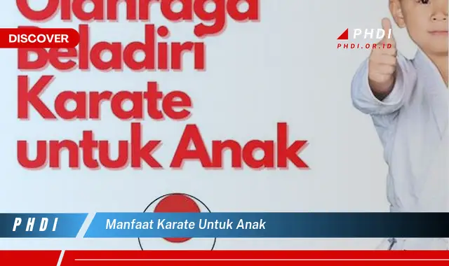 manfaat karate untuk anak