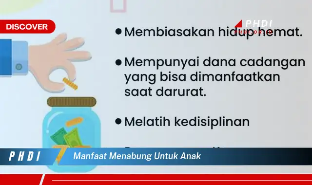 manfaat menabung untuk anak