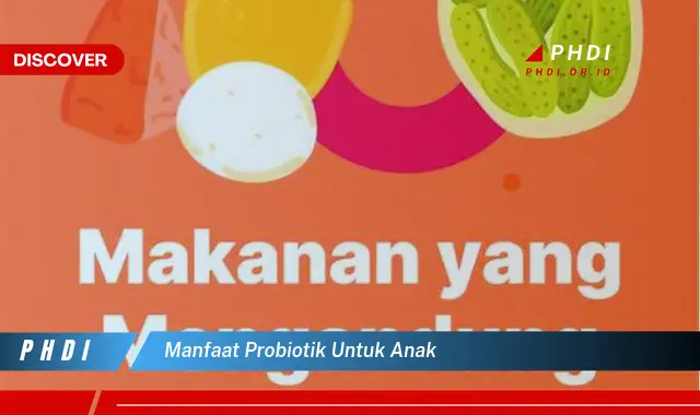 manfaat probiotik untuk anak