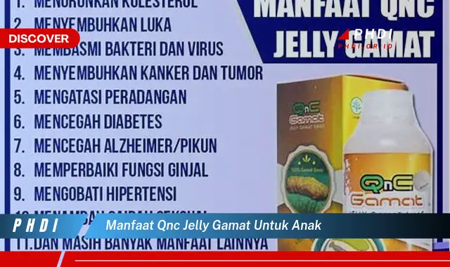 manfaat qnc jelly gamat untuk anak