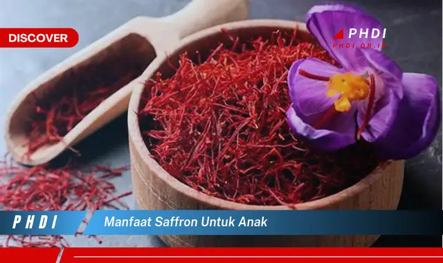 manfaat saffron untuk anak