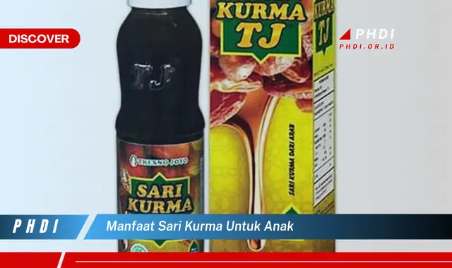 manfaat sari kurma untuk anak