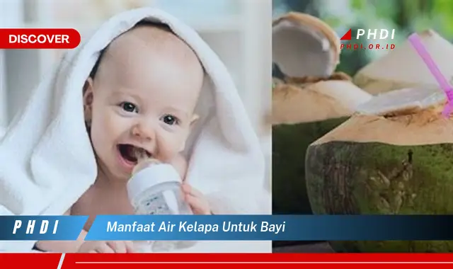 manfaat air kelapa untuk bayi