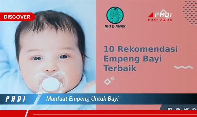 manfaat empeng untuk bayi