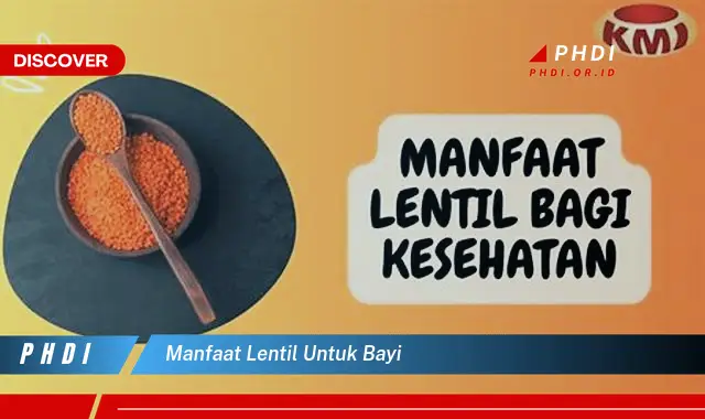 manfaat lentil untuk bayi