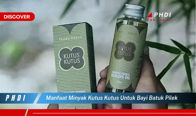 manfaat minyak kutus kutus untuk bayi batuk pilek