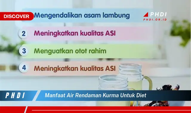 manfaat air rendaman kurma untuk diet