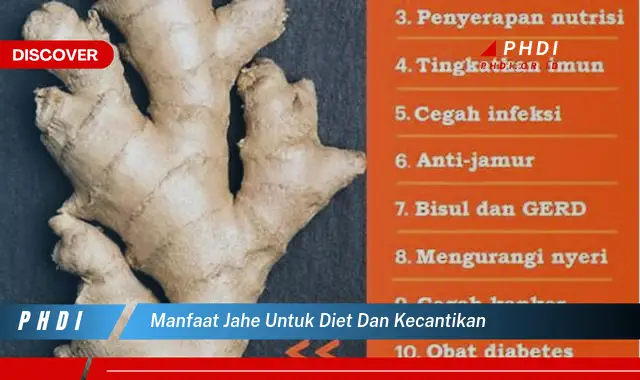 manfaat jahe untuk diet dan kecantikan