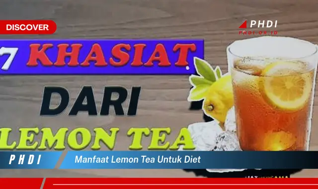 manfaat lemon tea untuk diet