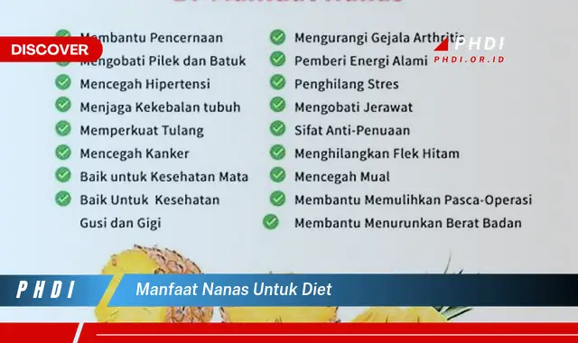 manfaat nanas untuk diet