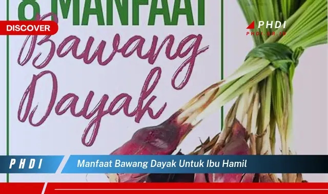 manfaat bawang dayak untuk ibu hamil