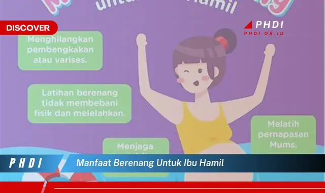 manfaat berenang untuk ibu hamil