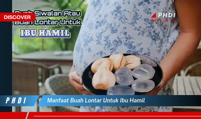 manfaat buah lontar untuk ibu hamil