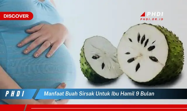 manfaat buah sirsak untuk ibu hamil 9 bulan