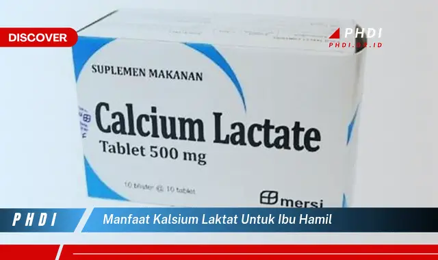 manfaat kalsium laktat untuk ibu hamil