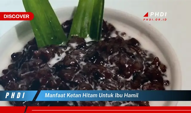 manfaat ketan hitam untuk ibu hamil