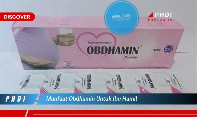 manfaat obdhamin untuk ibu hamil