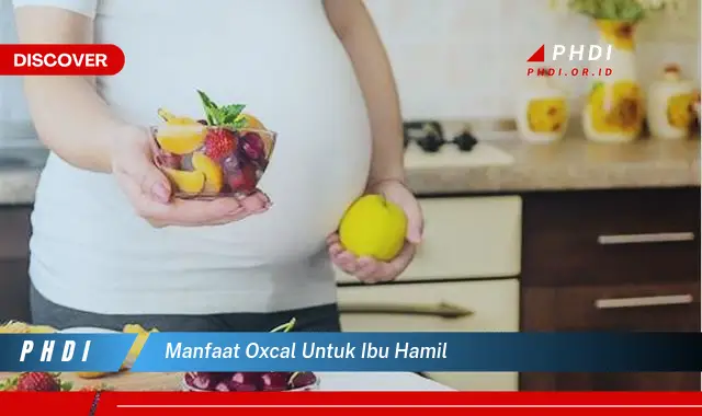 manfaat oxcal untuk ibu hamil