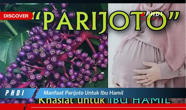 manfaat parijoto untuk ibu hamil