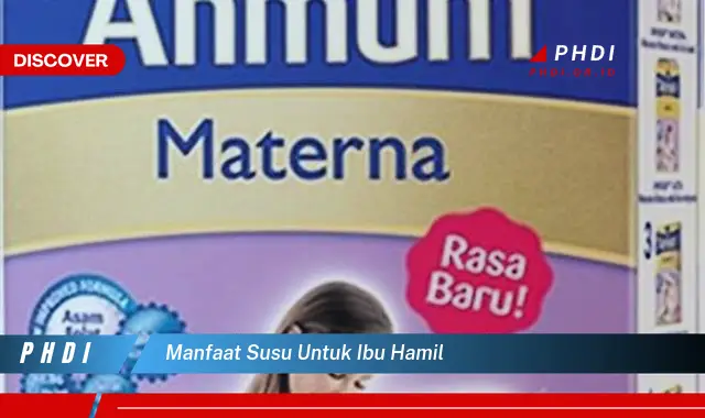 manfaat susu untuk ibu hamil