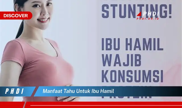 manfaat tahu untuk ibu hamil