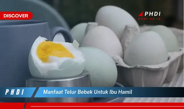 manfaat telur bebek untuk ibu hamil